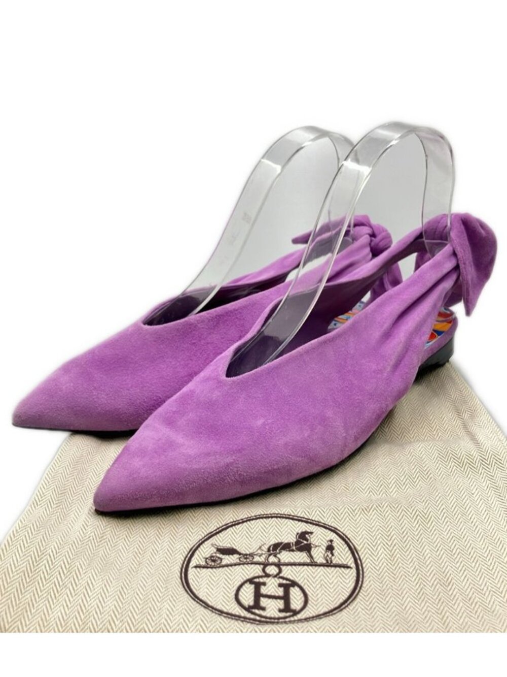 Hermes Pointed Toe Flat Sandals